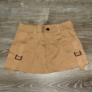 Shein XS tan miniskirt